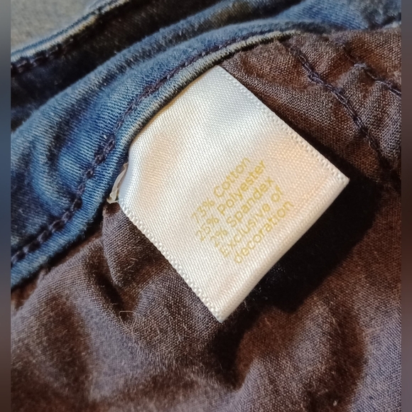 A Decree Blue Low Rise Skinny Denim Jeans - Picture 6 of 7